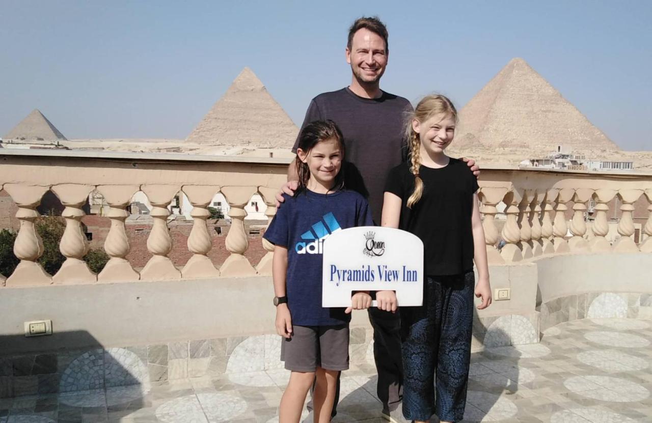 Queen Pyramids View Inn Kafret el-Gabal المظهر الخارجي الصورة